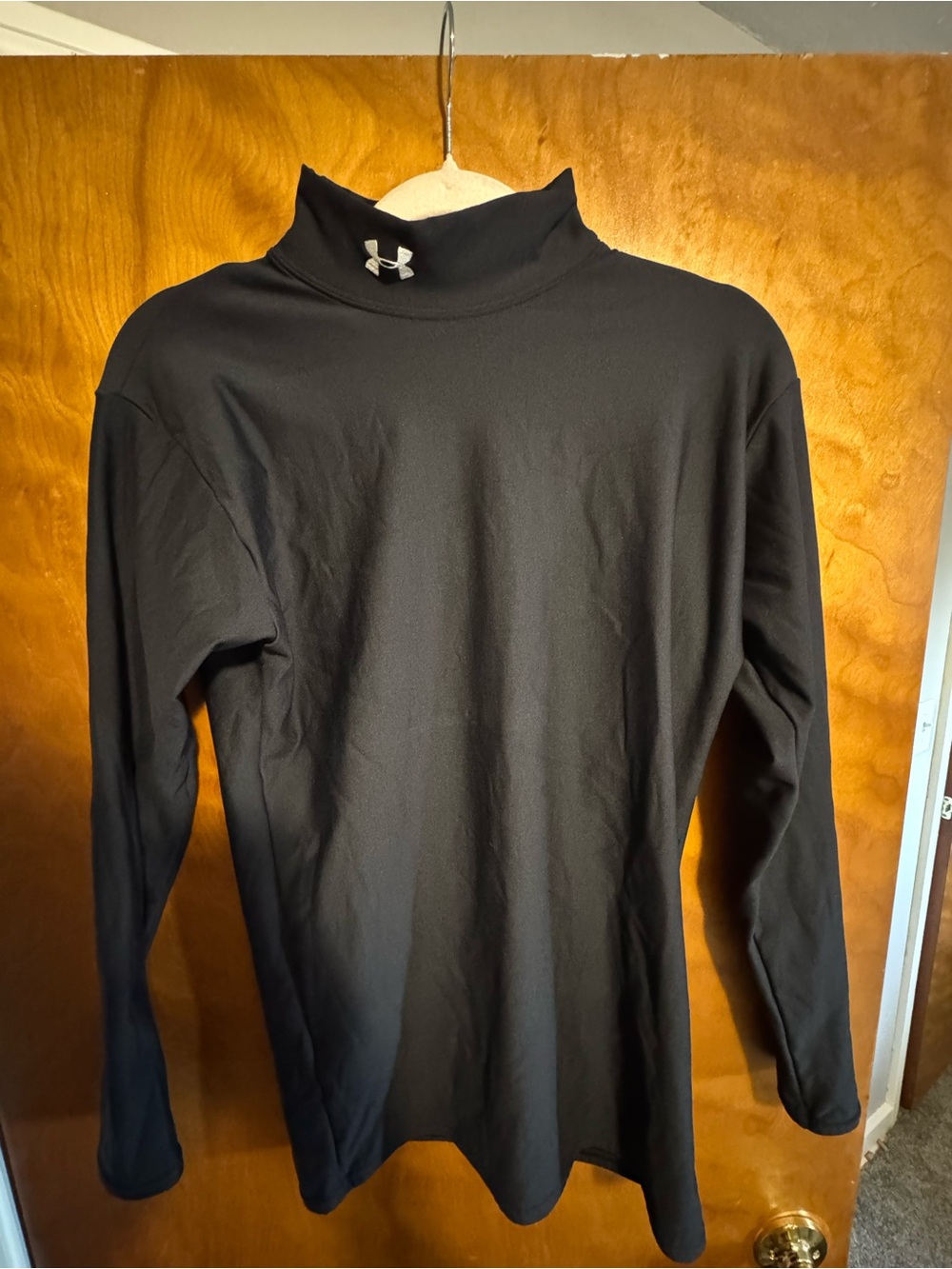 Under Armour Black Long Sleeve Mock Neck Compression Top